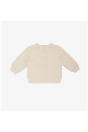 felpa in cotone beige FENDI KIDS | BUH0755V0F1P2N